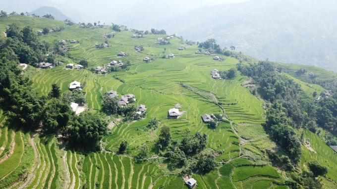Bản Phùng là một xã nằm gần biên giới, thuộc địa phận huyện Hoàng Su Phì, tỉnh Hà Giang: Ảnh Triệu Duyên.