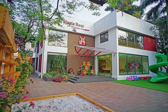Cơ sở Maple Bear Westlake Point, nơi xảy ra vụ việc cô giáo kỷ luật nhốt trẻ vào tủ. Ảnh: TL