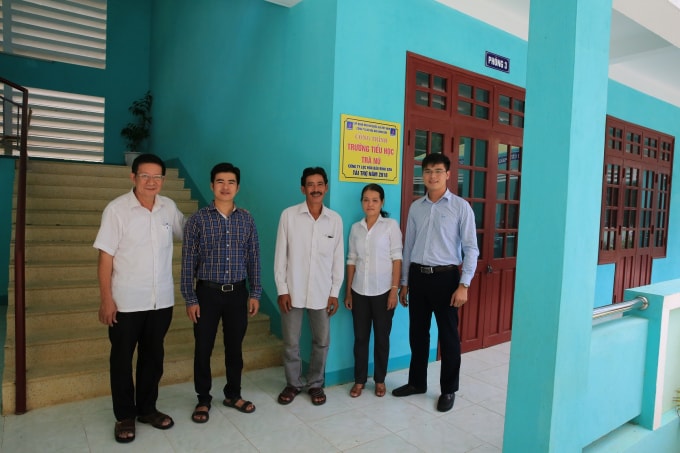 Công trình do Công ty BSR tài trợ đã được gắn biển, đưa vào sử dụng gần 1 năm.