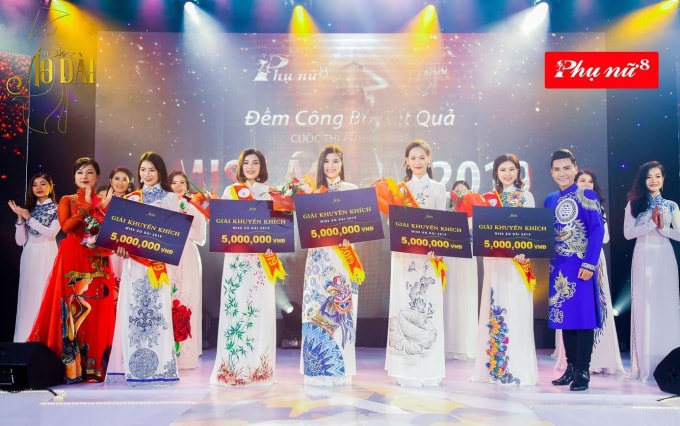 5 thí sinh đạt giải khuyến khích cuộc thi ảnh online Miss Áo Dài 2019.