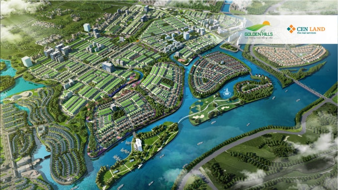 Khu đô thị sinh thái Golden Hills rộng gần 400ha