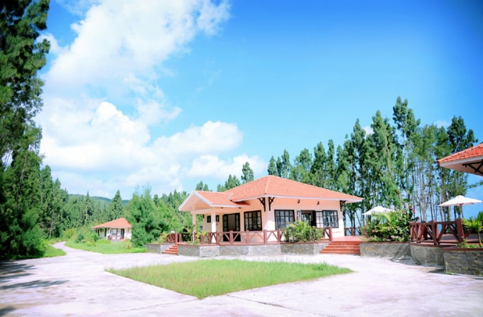 Một góc dự án Khu du lịch sinh thái Sông Đà - Ngọc Vừng. Ảnh: Sudico