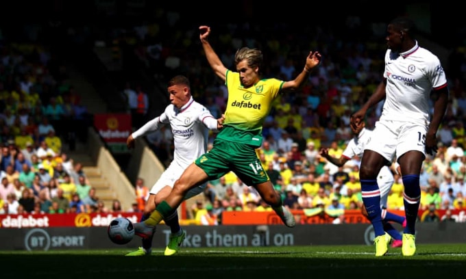 Norwich cũng sớm có bàn thắng gỡ hòa. Ảnh: Getty