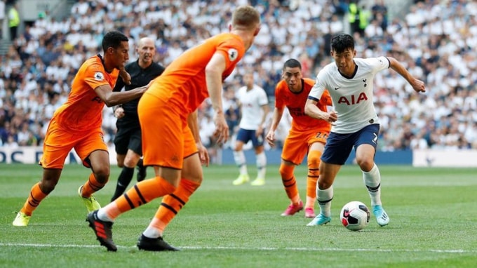 Son Heung-min trở lại nhưng không thể giúp Tottenham có điểm. Ảnh: Getty