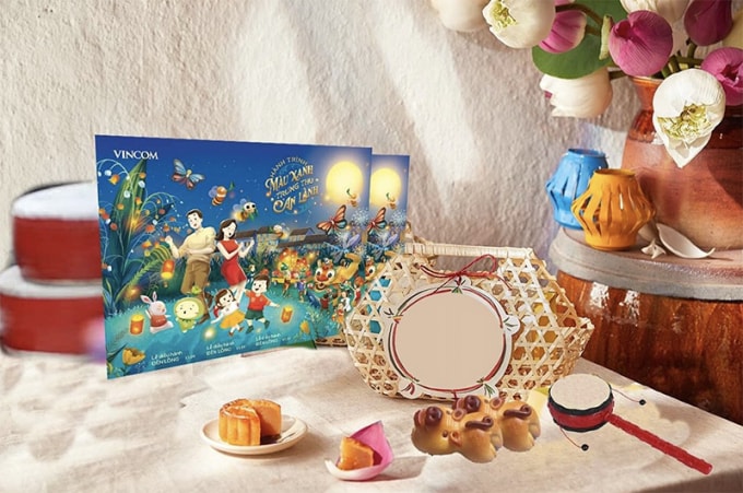 Túi đay thời trang, hộp ống mút tiện lợi, bộ truyện tranh Tít & Mít phần 2 là những phần quà ý nghĩa Vincom dành tặng khách hàng mùa Trung thu 2019.