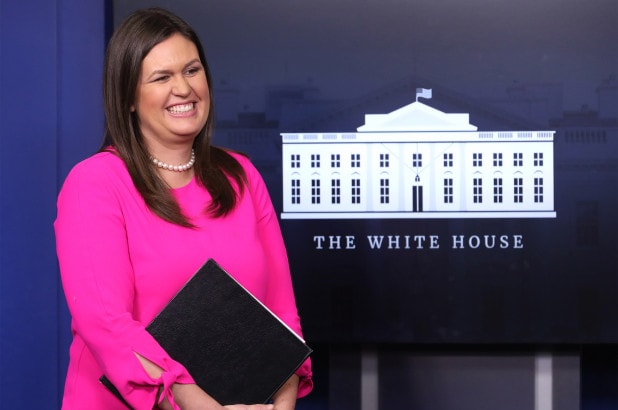 Cựu thư ký báo chí Nhà Trắng Sarah Sanders. Ảnh: Gi