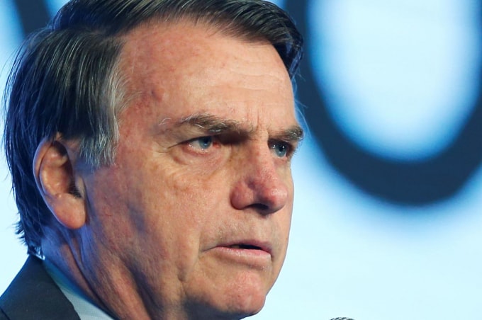 Tổng thống Brazil Jair Bolsonaro. Ảnh: Reuters