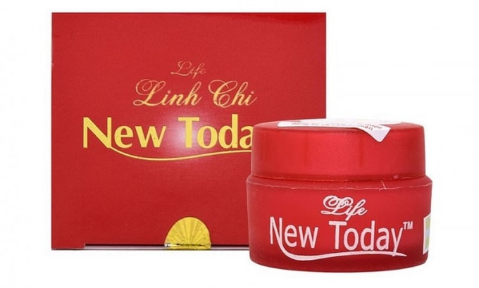 Hình ảnh sản phẩm Kem dưỡng trắng da ngăn ngừa nám Life linh chi new today. Ảnh: TL