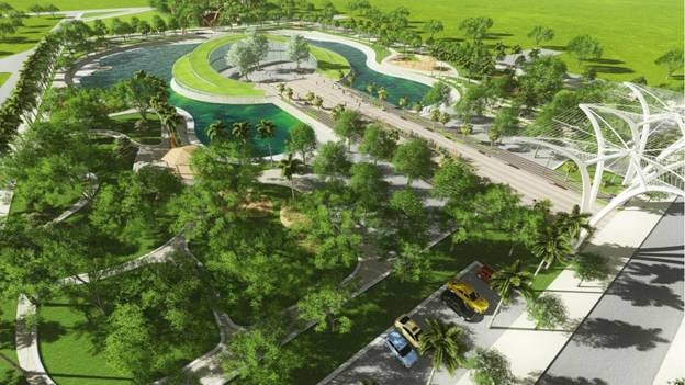 Công viên Âm nhạc tại Dự án Sol Lake Villa sẽ được khánh thành vào đầu tháng 9/2019.
