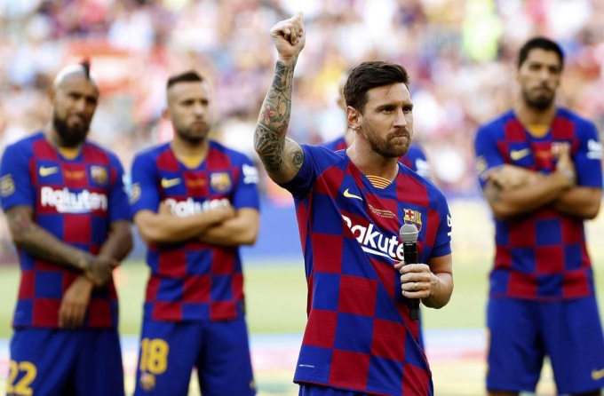Bảng đấu hấp dẫn nhất chính là bảng F- bảng tử thần với sự góp mặt của Barcelona, Borussia Dortmund, Iner Milan và Slavia Praha. Ảnh: Getty