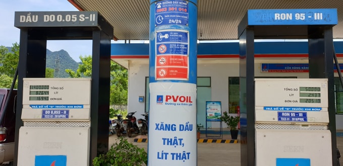 Tỉnh Hòa Bình triển khai công tác kiểm tra lĩnh vực kinh doanh xăng dầu. Ảnh: Tổng cục Quản lý thị trường