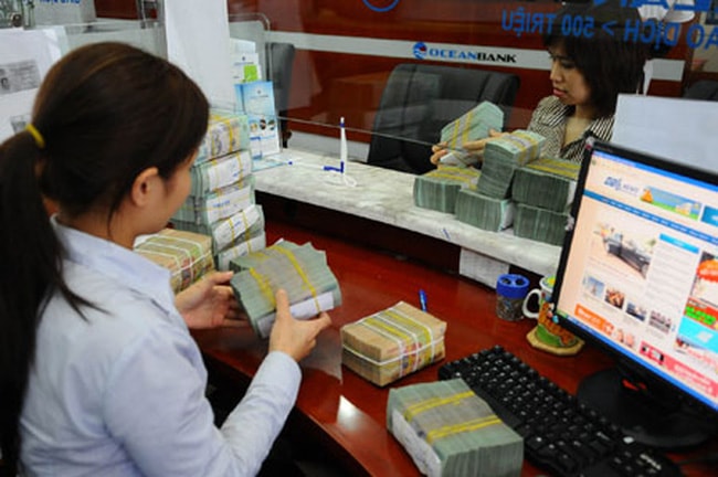 Tăng trưởng tín dụng đối với nền kinh tế trong những năm gần đây đã đạt mức 7,46% (Ảnh TL)