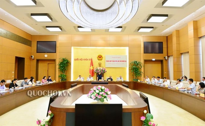 Toàn cảnh phiên họp toàn thể lần thứ 13.