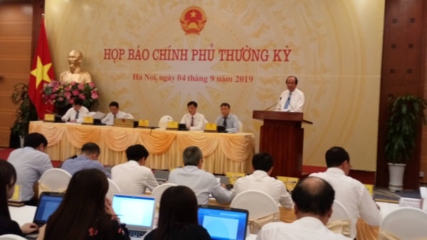 Quang cảnh cuộc họp báo