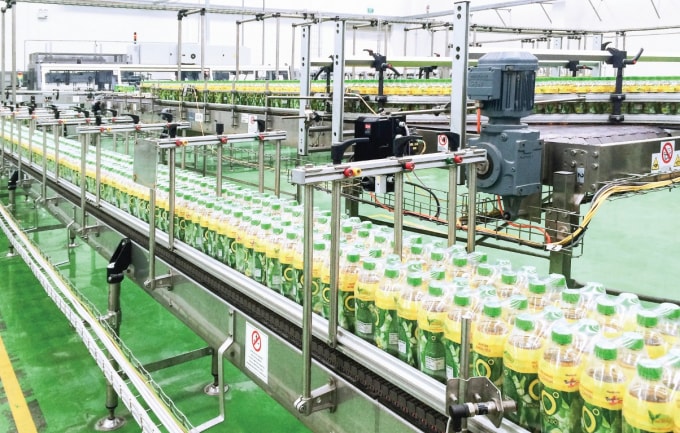 Dây chuyền công nghệ Aseptic giúp sản phẩm giữ nguyên hàm lượng EGCG có trong lá trà xanh.