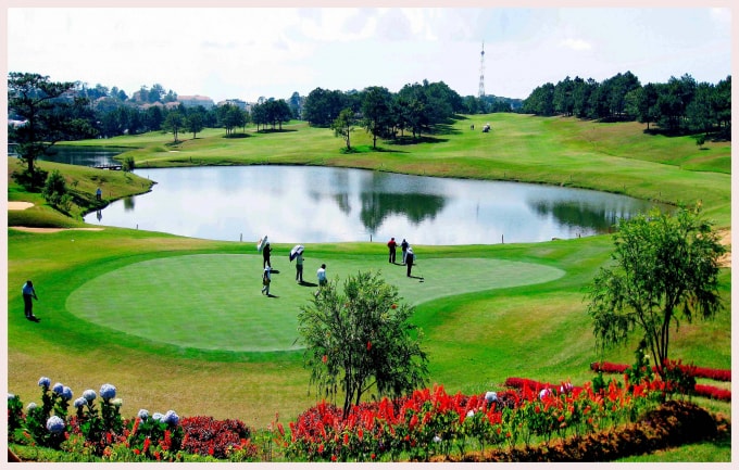 Sân Golf Đà Lạt. Ảnh: Hà Hữu Nết