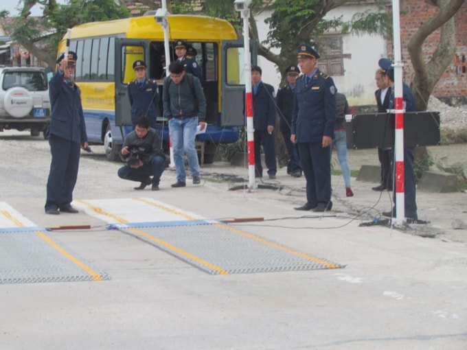Trạm kiểm tra tải trọng xe lưu động.
