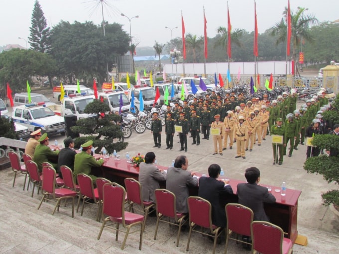 Lễ ra quân An toàn giao thông.
