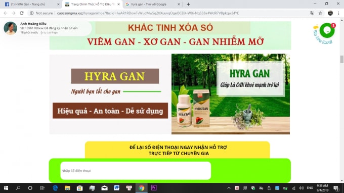 Những bài viết được các Website này chia sẻ, quảng cáo nhằm thổi phồng công dụng.
