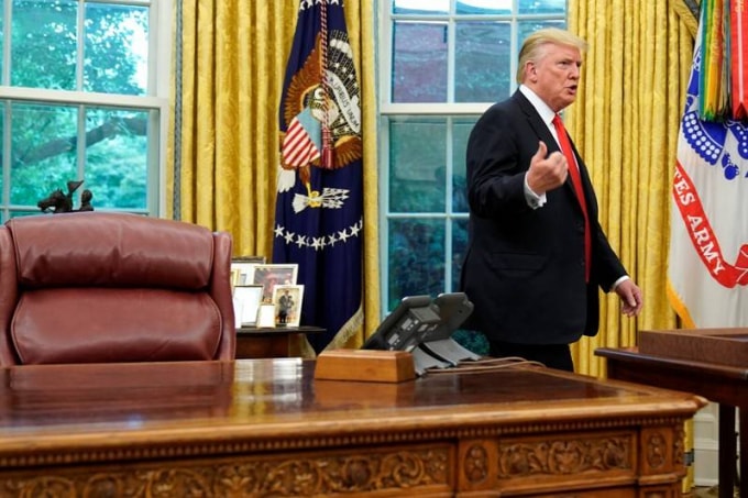 Tổng thống Mỹ Donald Trump. Ảnh: Reuters