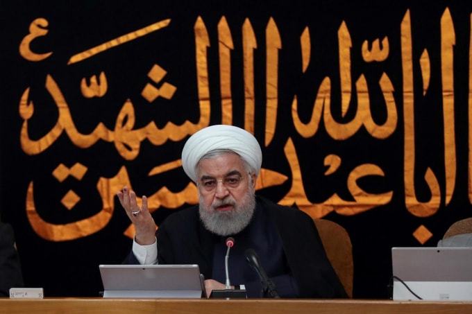 Tổng thống Iran Hassan Rouhani. Ảnh: Reuters