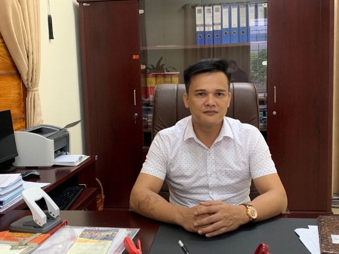 Ông Nguyễn Văn Hòa - Phó Giám đốc Sở Văn hóa, Thể thao và Du lịch tỉnh Tuyên Quang trao đổi với PV thông tin về Lễ hội Thành Tuyên 2019. Ảnh: Thủy Tiên