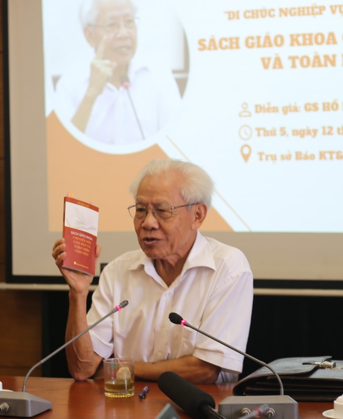 GS. Hồ Ngọc Đại cho biết: