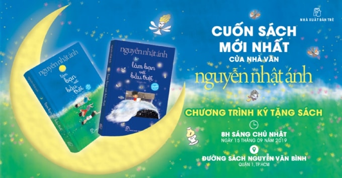 “Làm bạn với bầu trời” đã chính thức ra mắt độc giả cả nước ngày hôm nay (12/9).