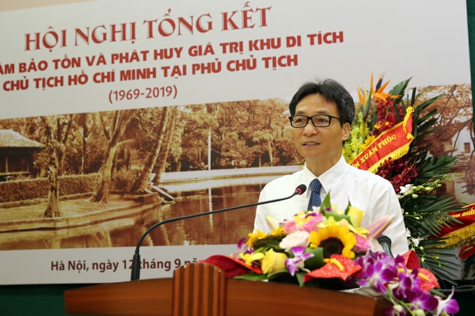 Phó Thủ tướng chia sẻ, những điều cao đẹp của Bác được thể hiện ở những việc làm, cử chỉ bình dị, gần gũi, chân thực nhất. Yêu Bác, nhớ về Bác, mỗi người thấy lòng trong sáng hơn. Ảnh: VGP