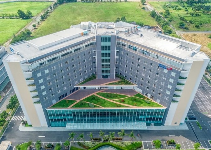 Bệnh viện Gia An 115, một trong hai bệnh viện trong Khu Y tế Kỹ thuật cao Hoa Lâm Shangri-La.
