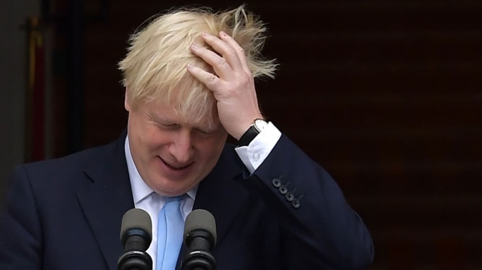 Thủ tướng Anh Boris Johnson. Ảnh: Sky News