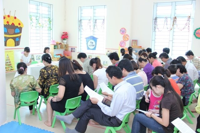 Vên công khai khoản thu trong cuộc họp phụ huynh đầu năm? Ảnh minh họa