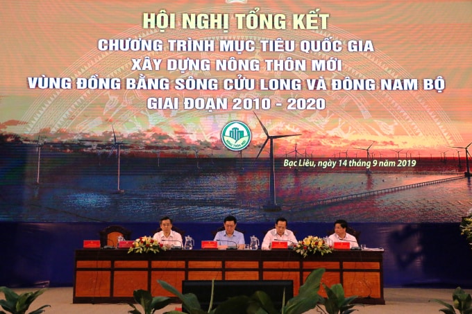Hội nghị tổng kết 10 năm thực hiện Chương trình MTQG xây dựng nông thôn mới vùng Đồng bằng sông Cửu Long và Đông Nam Bộ.