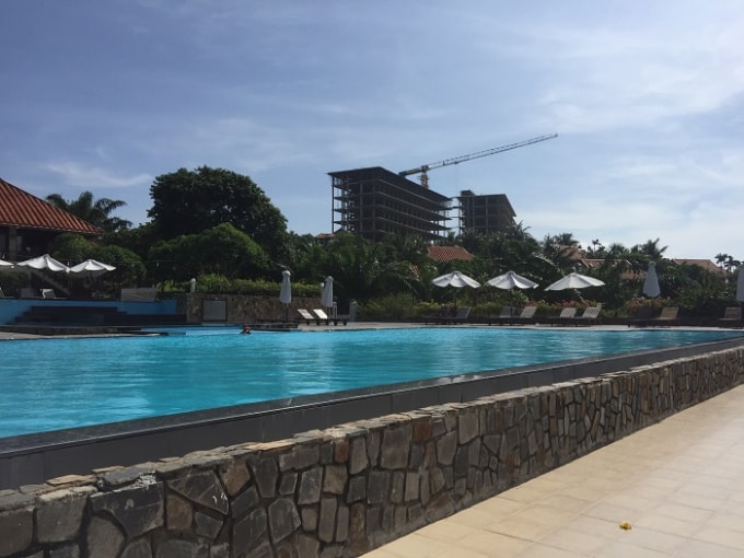 Một góc dự án đang đầu tư xây dựng tại Khu du lịch quốc gia Mũi Né - TP.Phan Thiết