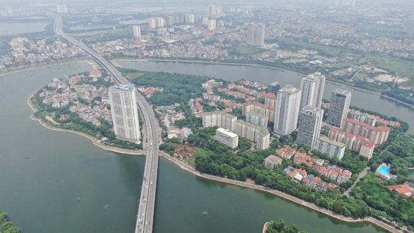 Khu đô thị kiểu mẫu Linh Đàm do HUD đầu tư - Ảnh: H.D