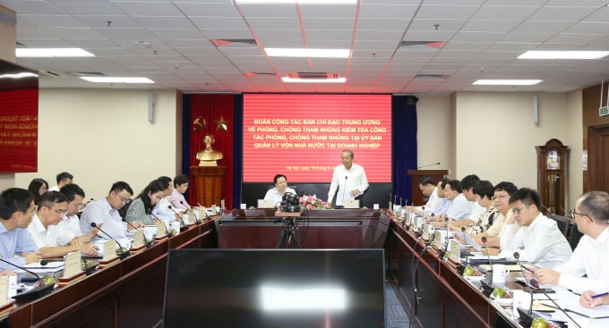 Quang cảnh buổi làm việc. Ảnh: VGP