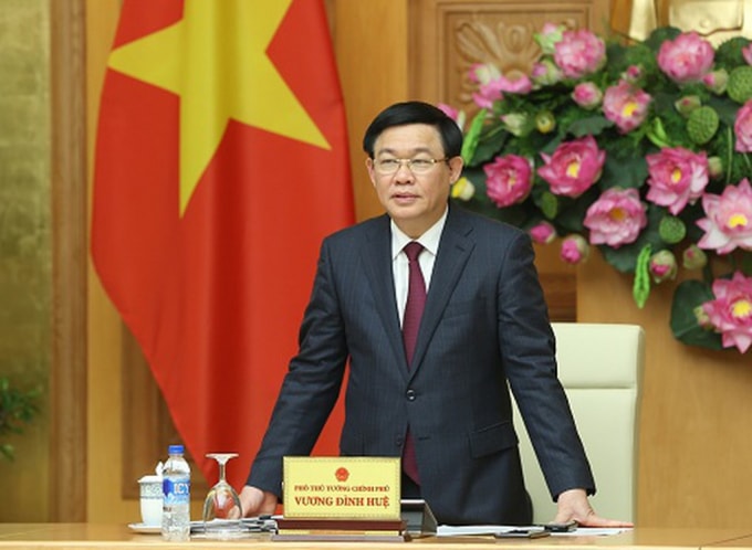Phó Thủ tướng Vương Đình Huệ. Ảnh: VGP