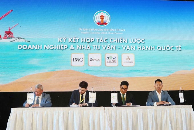 Lễ ký kết hợp tác chiến lược giữa Tập đoàn Novaland cùng đối tác quốc tế THE PGA OF AMERICA – IMG – ACCOR.