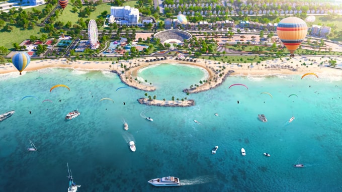 Phối cảnh tổng thể dự án NovaWorld Phan Thiet 1000 ha.
