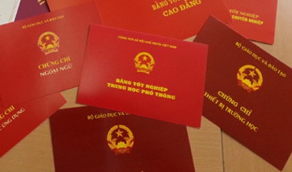 Nhiệm vụ quản lý cung cấp phôi văn bằng, chứng chỉ sẽ được giao cho Cục Quản lý chất lượng. Ảnh minh họa.