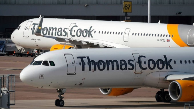 Thomas Cook phá sản khiến xáo trộn ngành du lịch toàn cầu. Ảnh Stuff.
