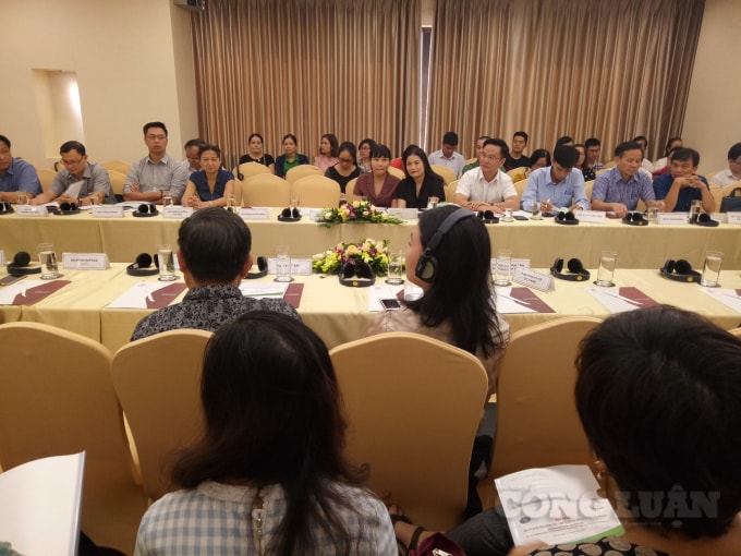 Hội thảo thu hút nhiều đại biểu đến từ các sở y tế các tỉnh, huyện trên cả nước tham gia. Ảnh: Lương Minh