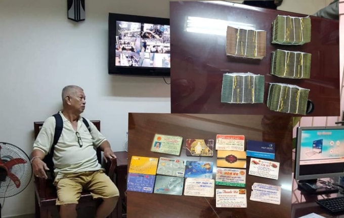 Nghi can và tang vật bị thu giữ. Ảnh: BCA