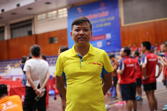 Vận động viên Mạc Sơn Tùng - Chi hội nhà báo Tạp chí Thể thao đánh giá cao chất lượng Giải đấu năm nay.