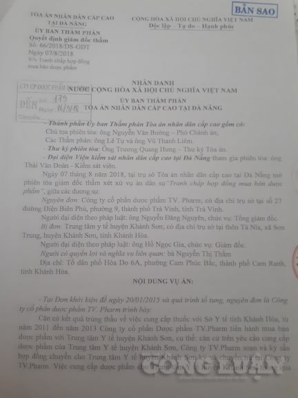 Hơn 1 năm, sau khi có QĐ của TAND Cấp cao tại Đà Nẵng, vụ việc vẫn chưa được xét xử lại
