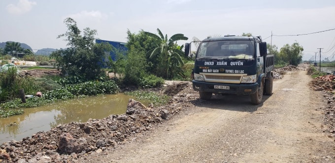 Khu vực thi công dự án