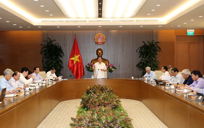 Quang cảnh cuộc họp. Ảnh: VGP