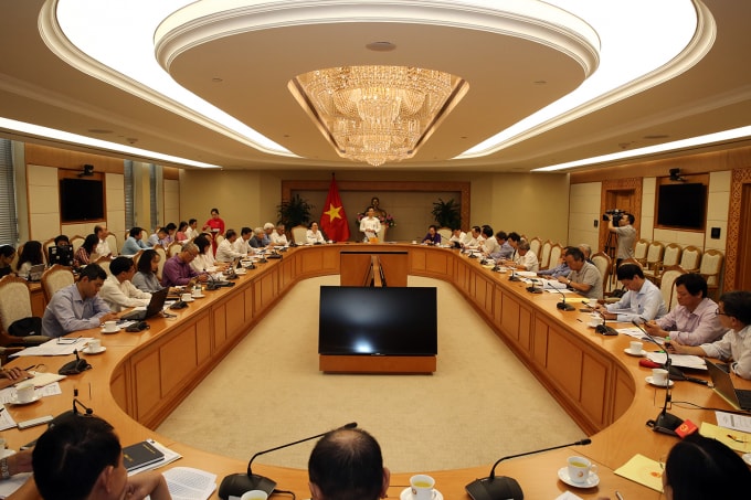Quang cảnh cuộc họp. Ảnh: VGP