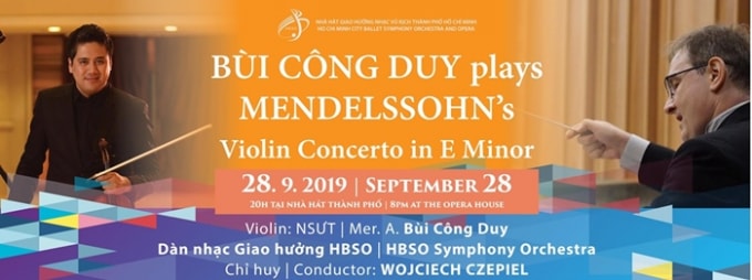 Chương trình diễn ra tối 28/9/2019, tại Nhà hát Thành phố Hồ Chí Minh.