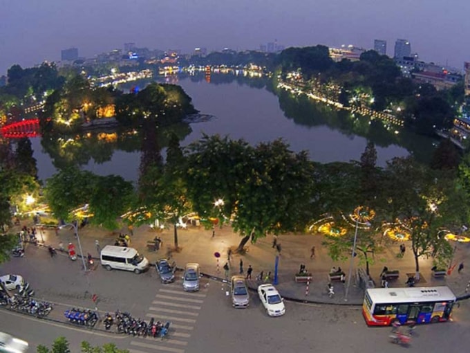 UBND thành phố Hà Nội cam kết đảm bảo an toàn tuyệt đối cho các công trình thuộc di tích quốc gia đặc biệt hồ Hoàn Kiếm khi thi công ga C9. Ảnh minh họa.